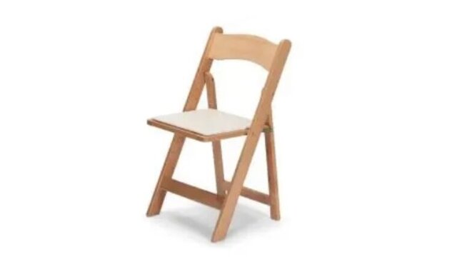 Chair Natural Wood Padded